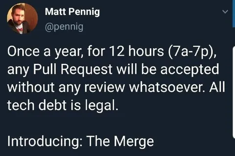 The Merge Tech Debt Holiday