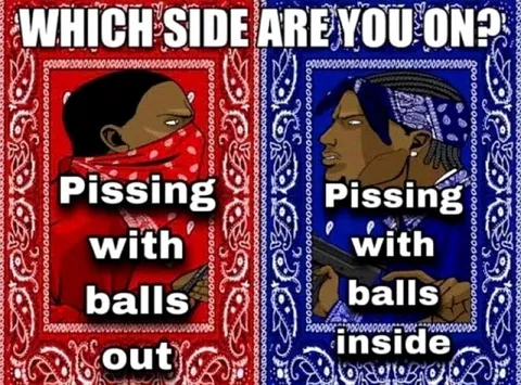 Which Side Are You On Pissing