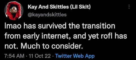 Lmao Survived the Internet Transition