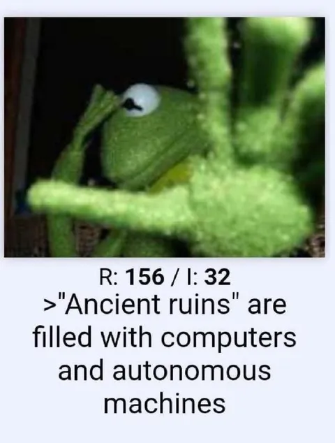 Kermit Sees Ancient Ruins