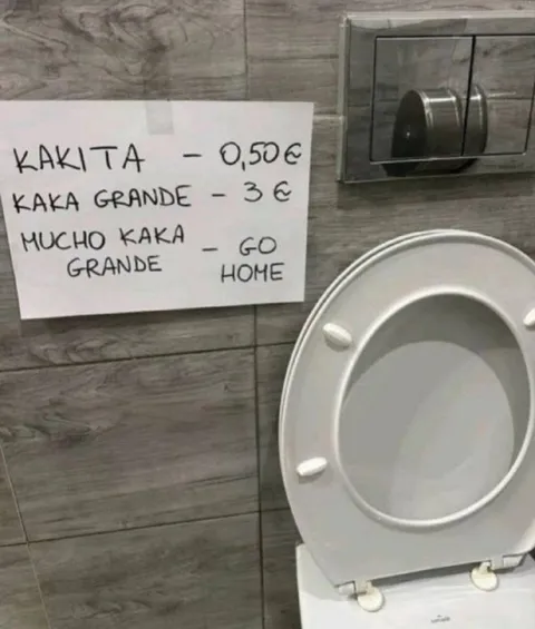 Mucho kaka, go home