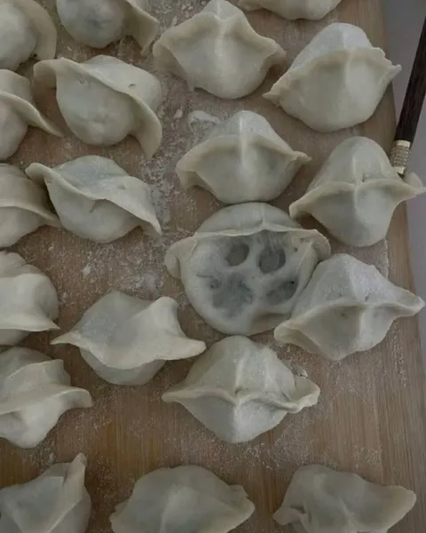 Пельмень с лицом