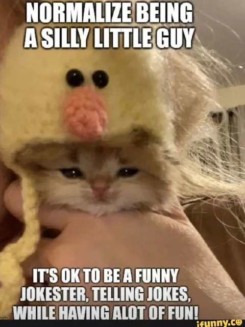 Normalize Being a Silly Little Guy