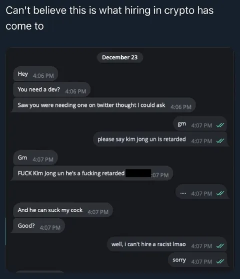 Crypto Hiring Gone Wrong