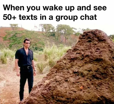 Waking Up to 50+ Texts