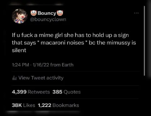 Mime Girl Macaroni Noises
