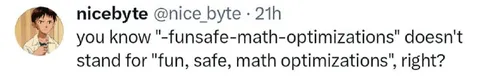 Fun Safe Math Optimizations