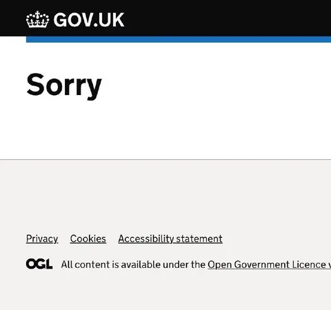 UK Government Says Sorry