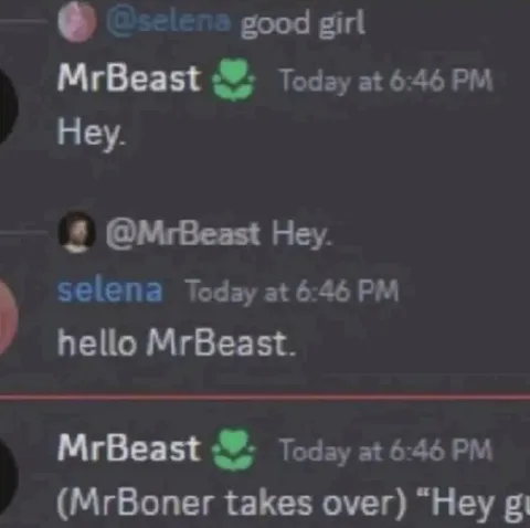 MrBoner Takes Over the Chat