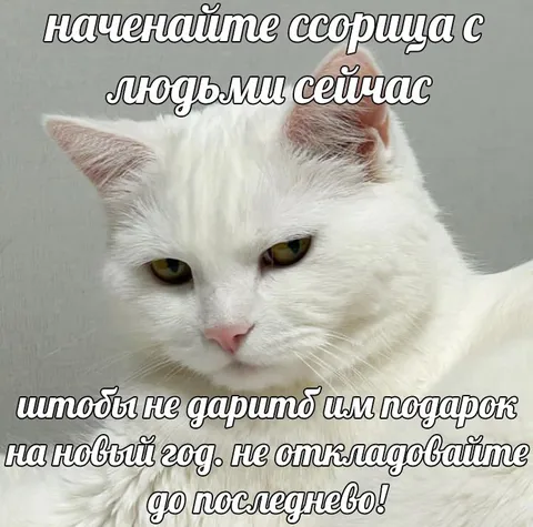 Ссоры с людьми до Нового года