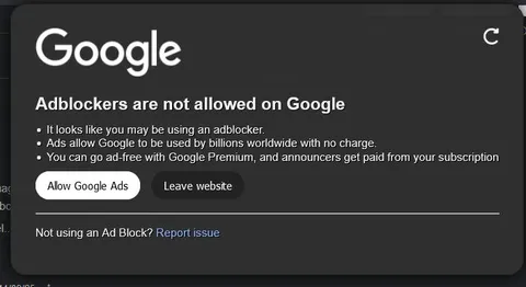 Google Adblocker Ultimatum