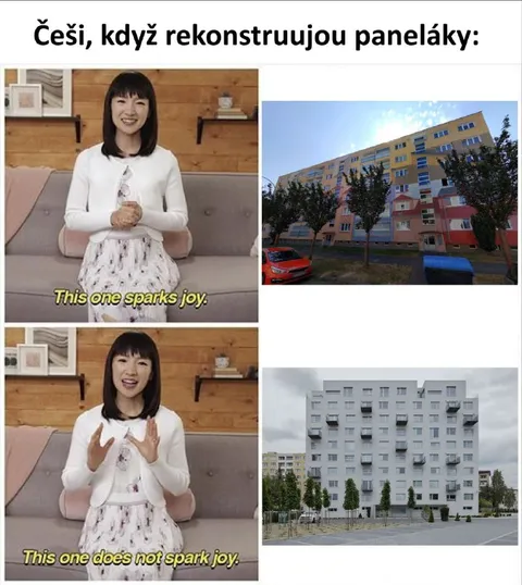 Češi rekonstruují paneláky
