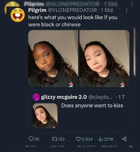 Black or Chinese Transformation Meme
