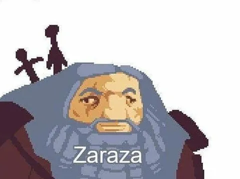 Zaraza Pixel Art Reaction