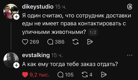 Как отдать заказ уличному животному