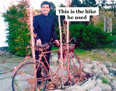This Is the Bike He Used