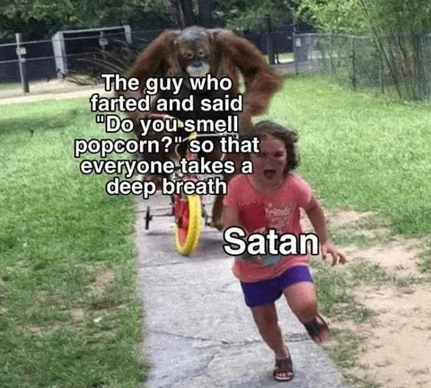 The Guy Who Says Do You Smell Popcorn