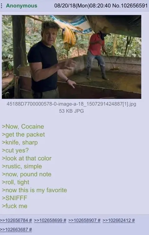 Now, Cocaine Cooking Recipe