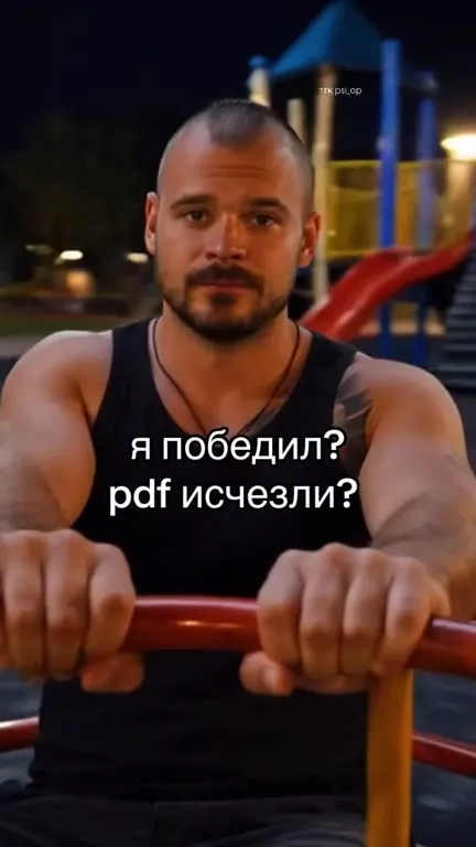 Я победил? PDF исчезли?