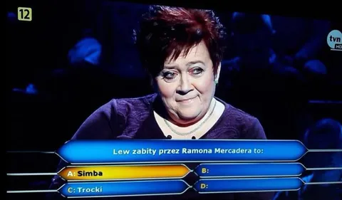 Lew zabity przez Ramona Mercadera