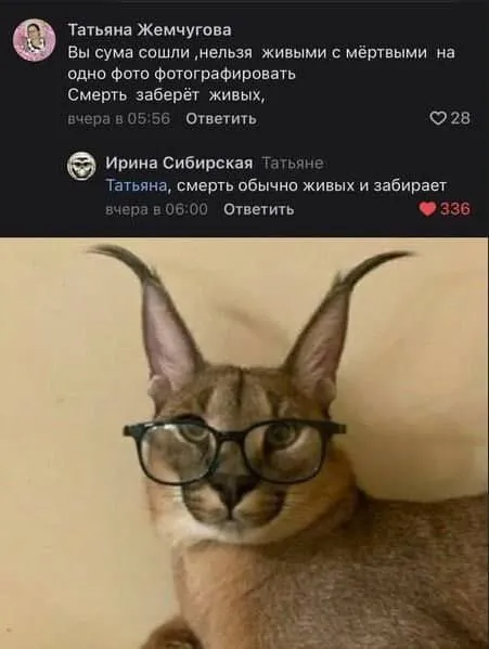 Смерть обычно живых забирает