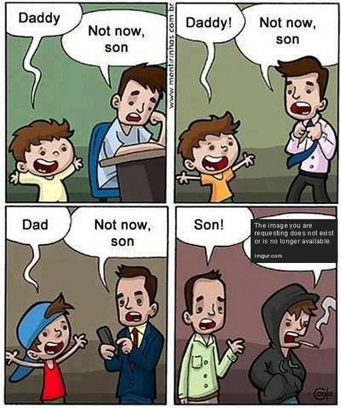 Not Now Son Through the Years