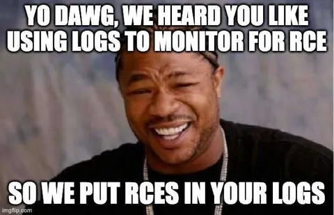 Yo Dawg RCE Logs