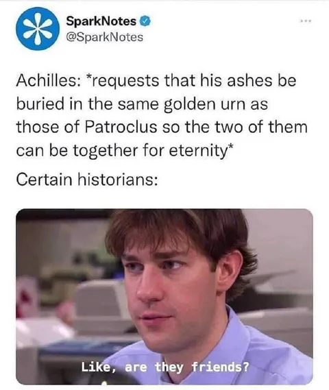 Achilles and Patroclus Were Friends