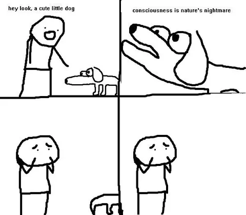 Cute Dog Becomes Existential Nightmare