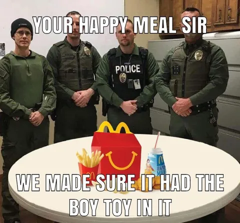 Police Deliver a Happy Meal