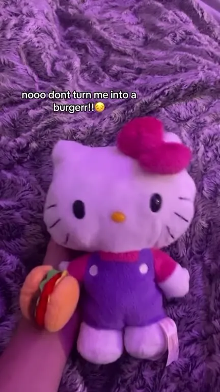 Hello Kitty Turns Into a Burger