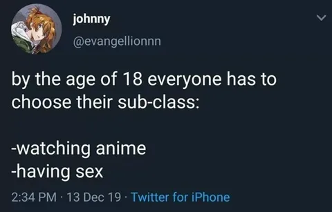 By Age 18 Choose Your Sub-Class