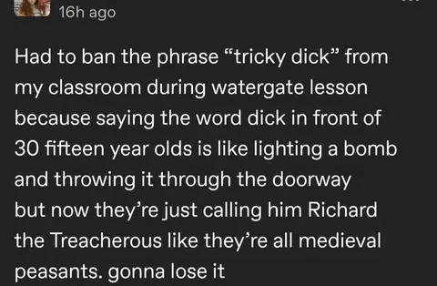 Tricky Dick Watergate Lesson