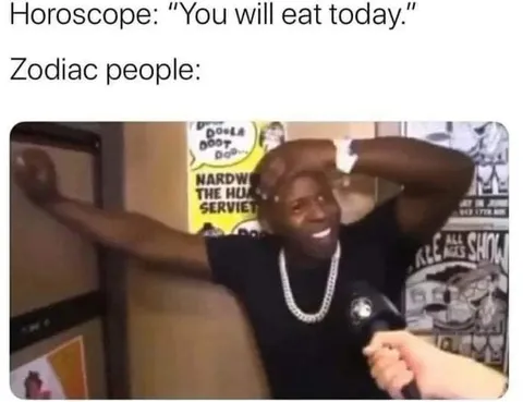 Zodiac People Celebrating Food