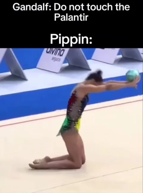 Pippin Touches the Palantir
