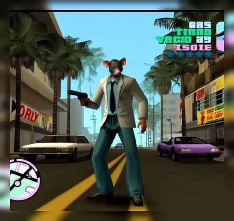 Крыса с пистолетом в GTA