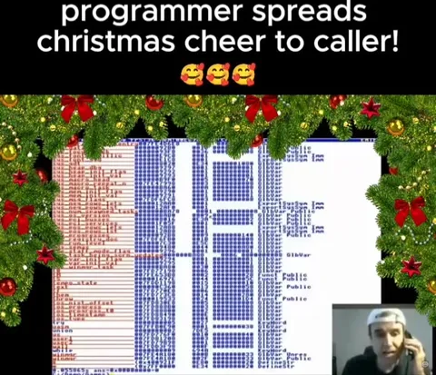 Programmer Spreads Christmas Cheer