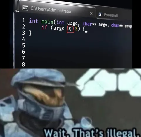 Wait, That's Illegal Code