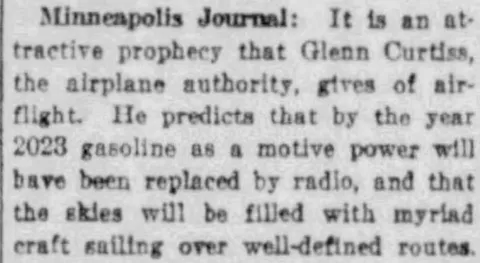 1923 Predicts the Future