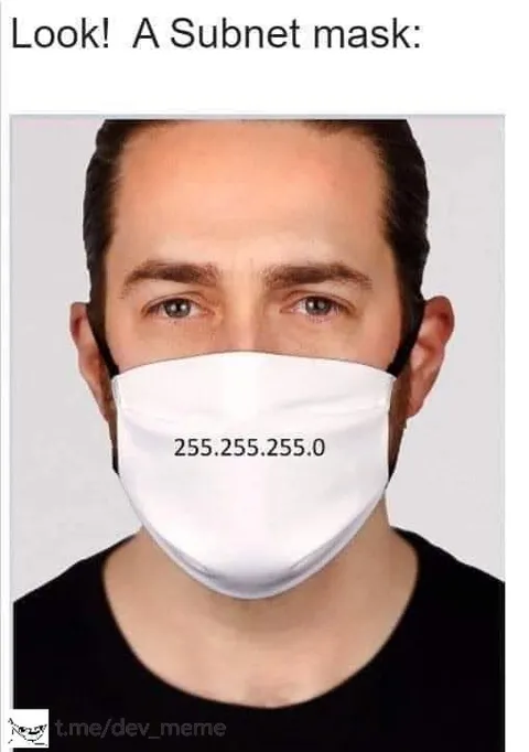 Subnet Mask Face Mask