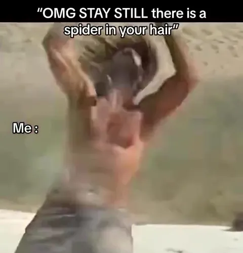 Spider in Your Hair Panic