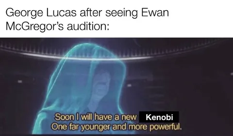 George Lucas sees Ewan McGregor audition