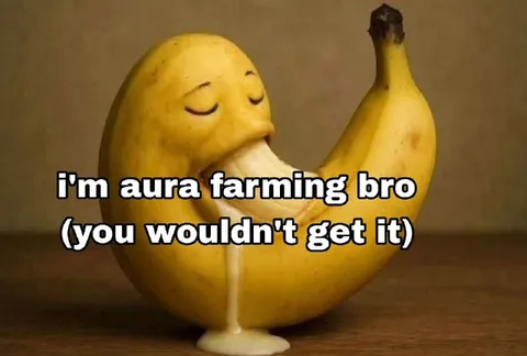 I'm Aura Farming Bro