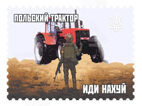 Польский трактор, иди нахуй