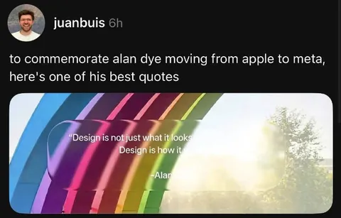 Alan Dye Design Quote