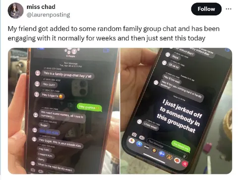 Family Group Chat Overshare