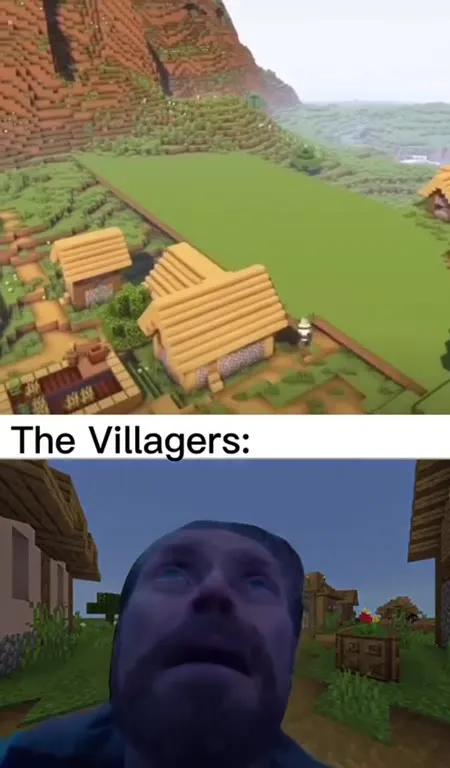 The Villagers Watch Their Village Vanish