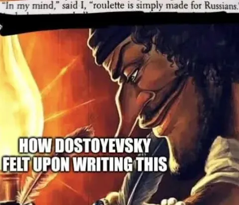 Dostoevsky Writes About Roulette