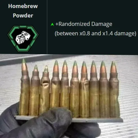 Randomized Damage Bullets