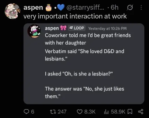 She Just Likes Them